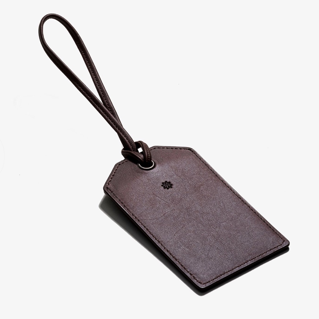 Set Of 2 Leather Luggage Tags — image 2 of 3